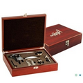 Rosewood 5 Piece Wine Set Box